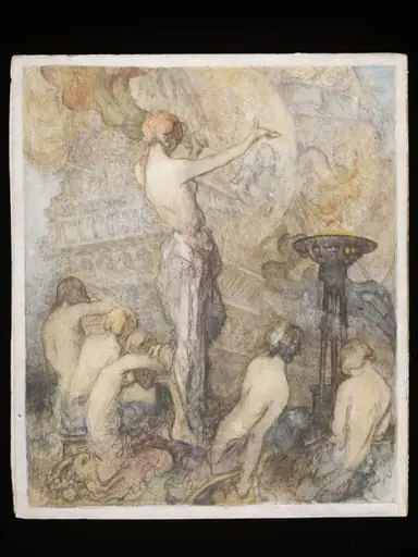 Central panel of a triptych