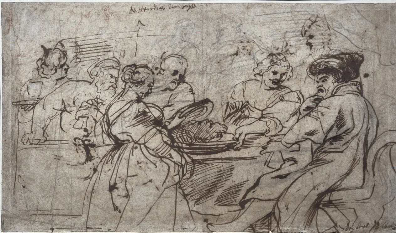 The Feast of Herod (recto), by Peter Paul Rubens, 1638