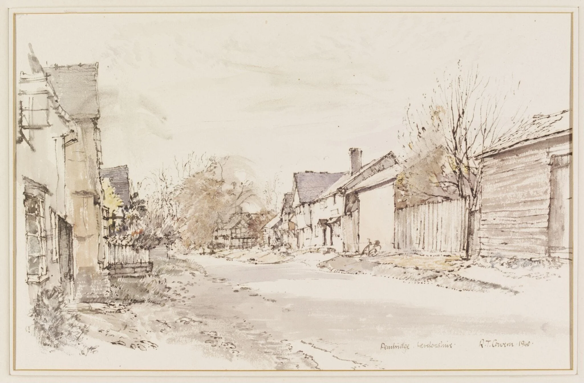 Pembridge, by Cowern, watercolor, 1940