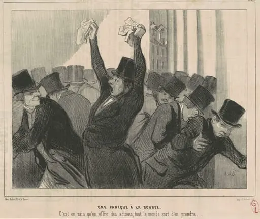Une Panique a la bourse