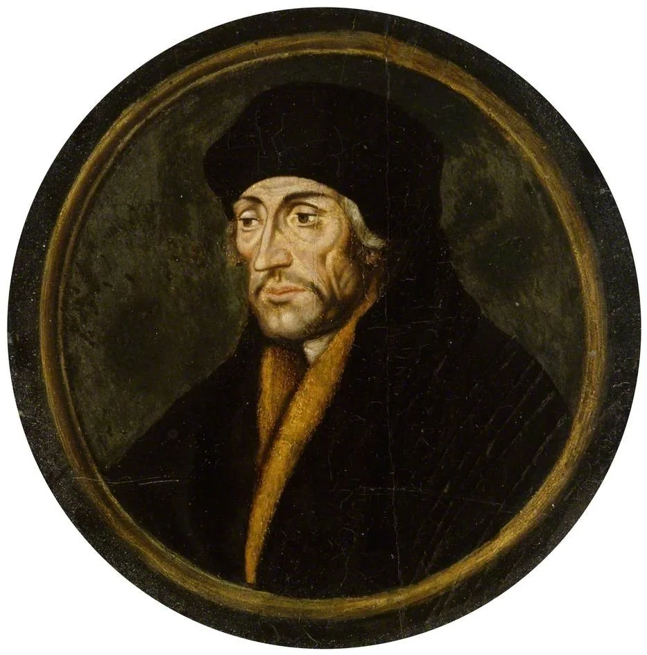 Desiderius Erasmus, by Hans Holbein the Younger, oil, 1530