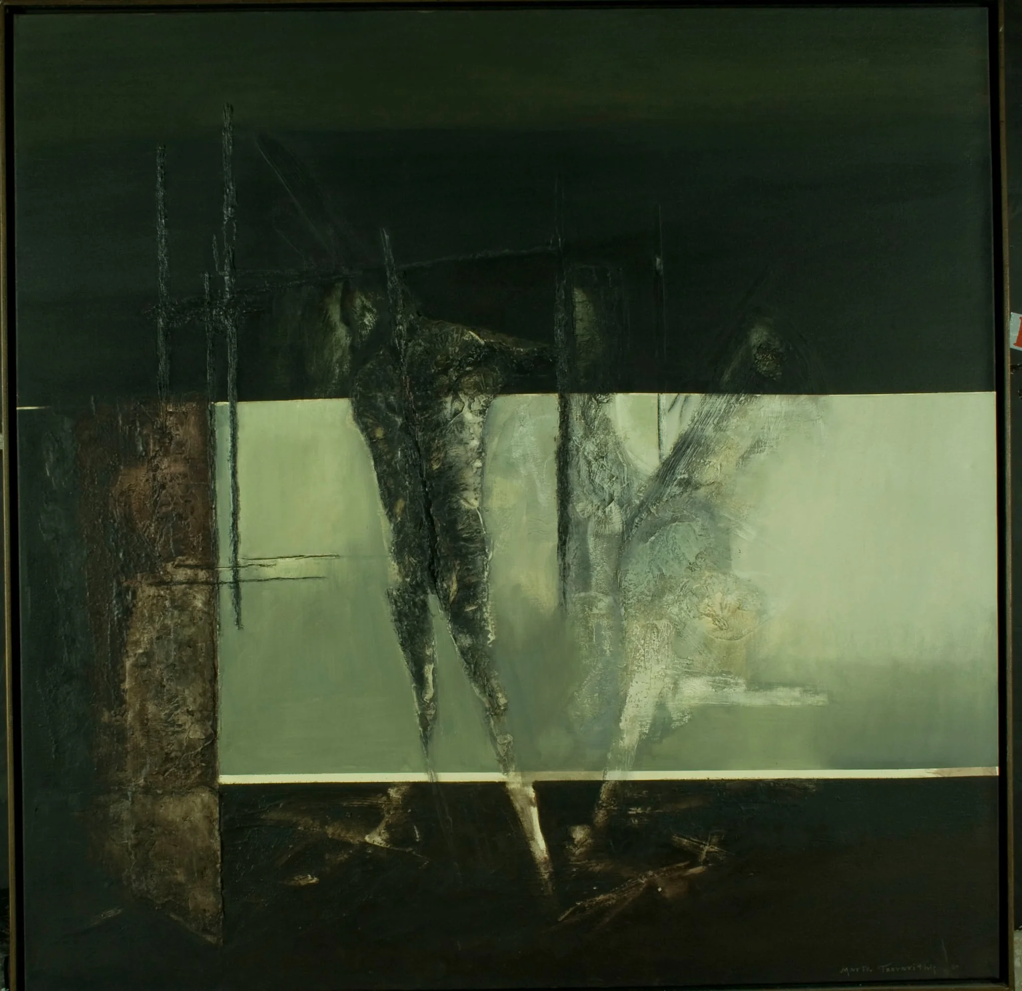 Μορφή σε χώρο, by Marta Tzovaridou, unspecified, 1987
