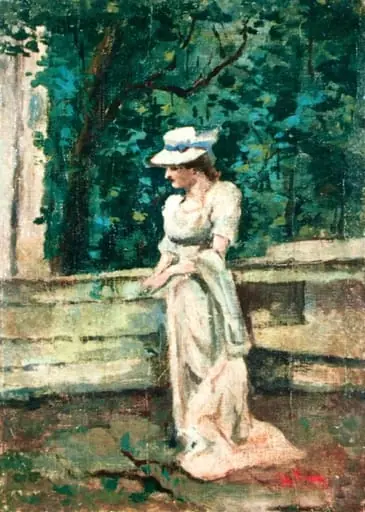 Femeie în parc