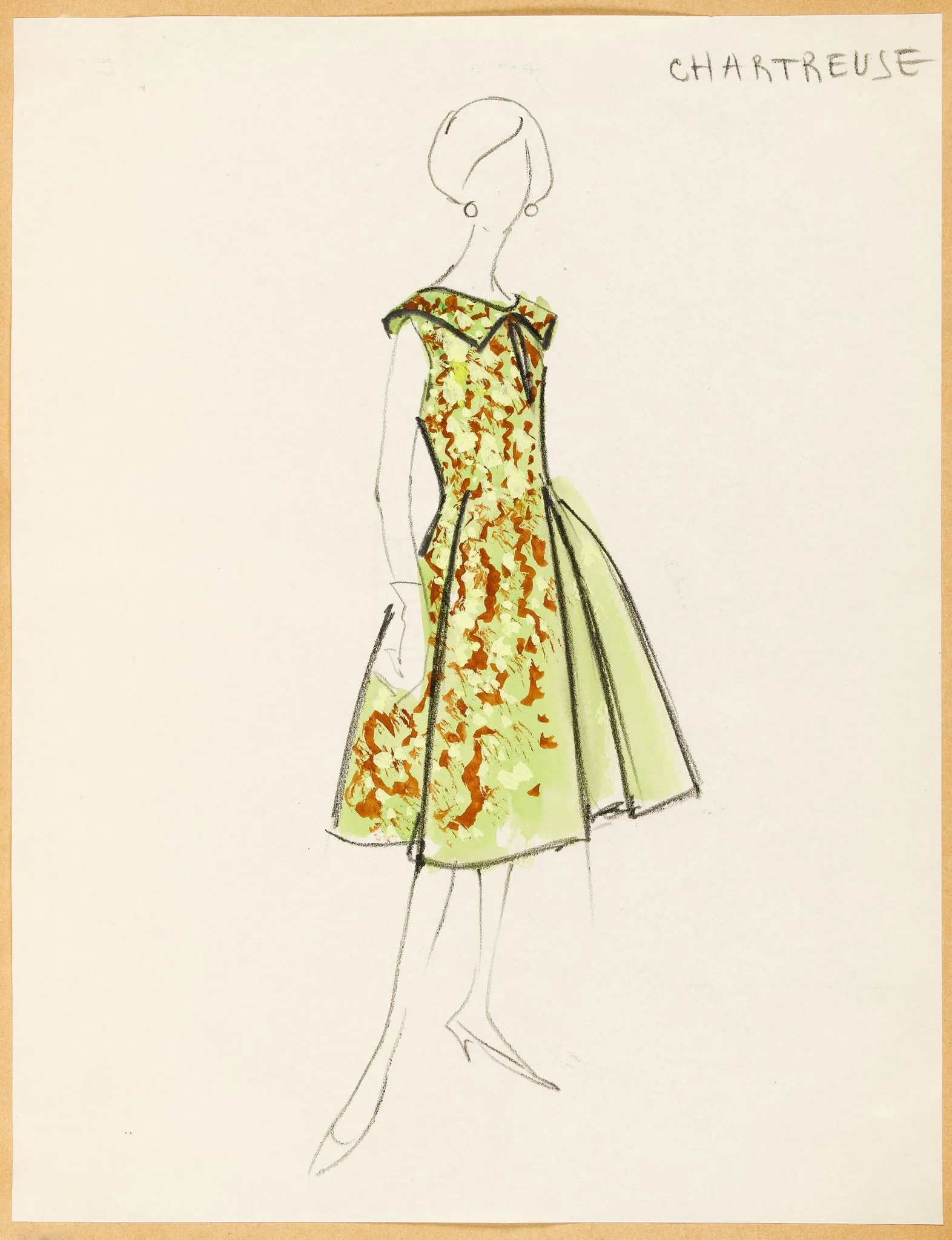 Chartreuse, by Carven, 1957