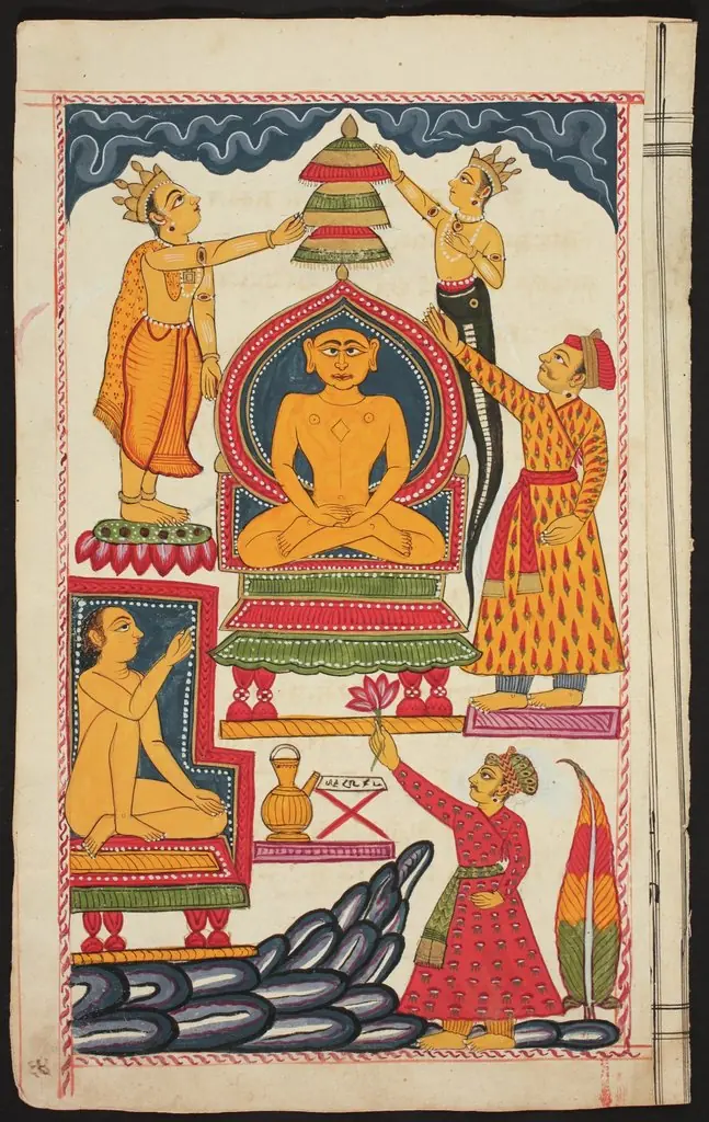 Folio from the Bhaktamara Stotra (“Hymn of the Immortal Devotee”)