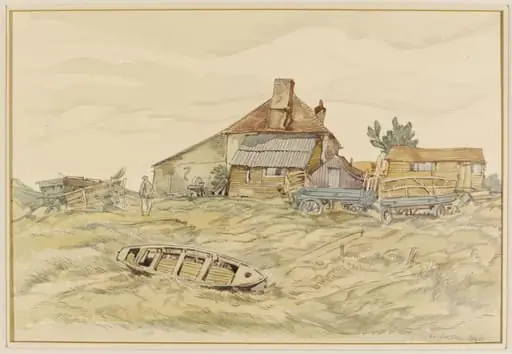 Old Cottages on the Marshes, Winchelsea