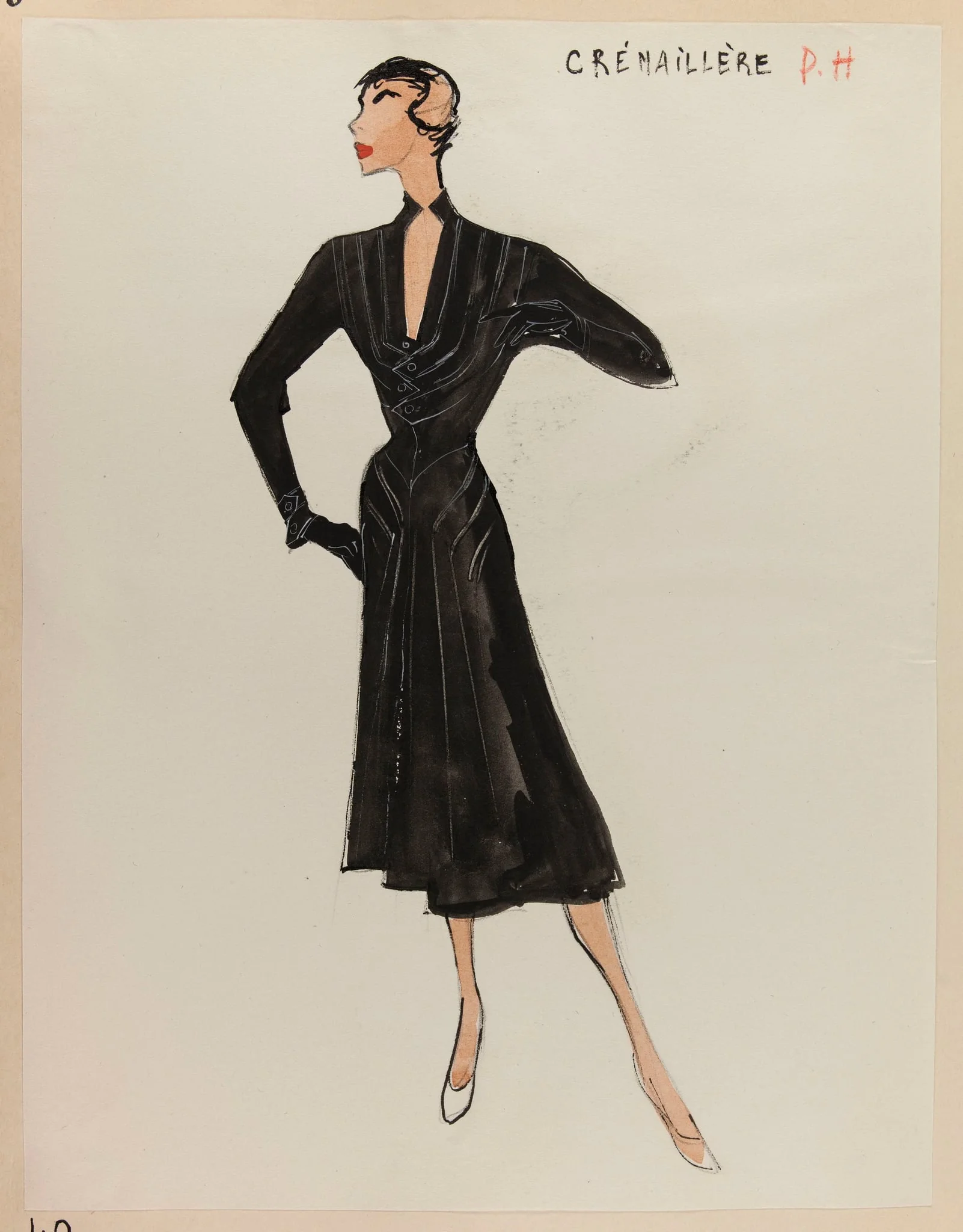 Crémaillère, by Carven, 1952