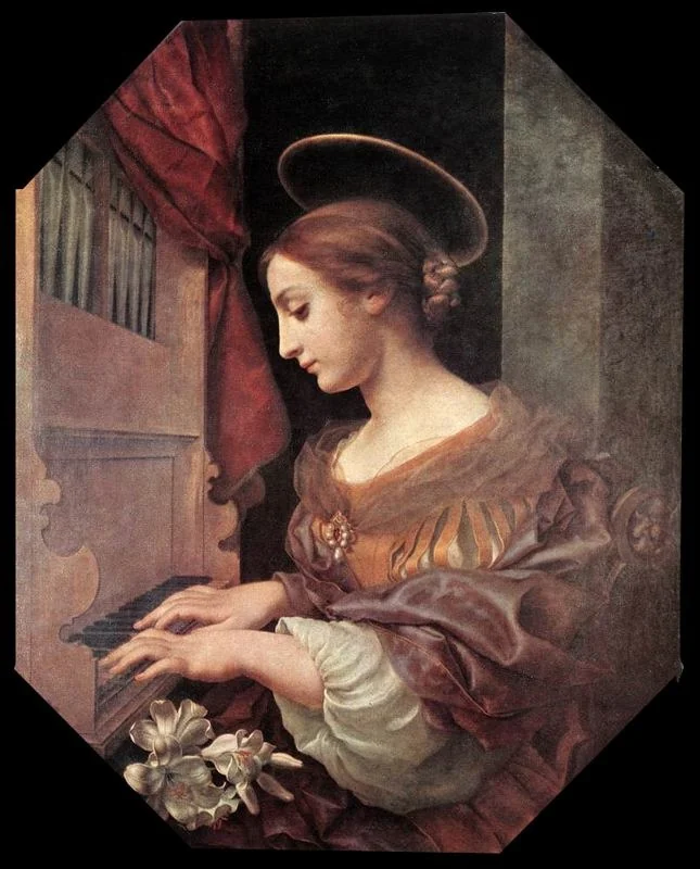 St Cecilia at the Organ