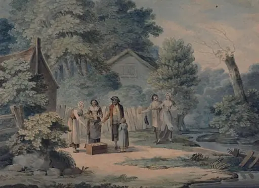 Villagers and Jew Pedlar