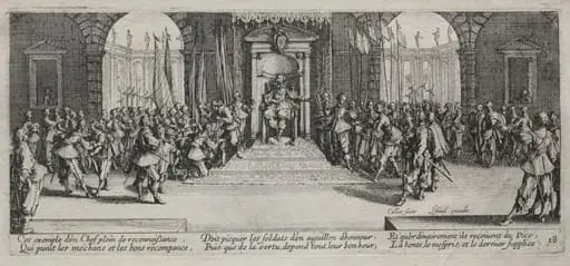 The Large Miseries of War:  Distribution of Recompense