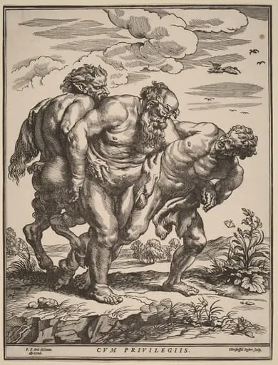 Silenus Accompanied by a Satyr and a Faun