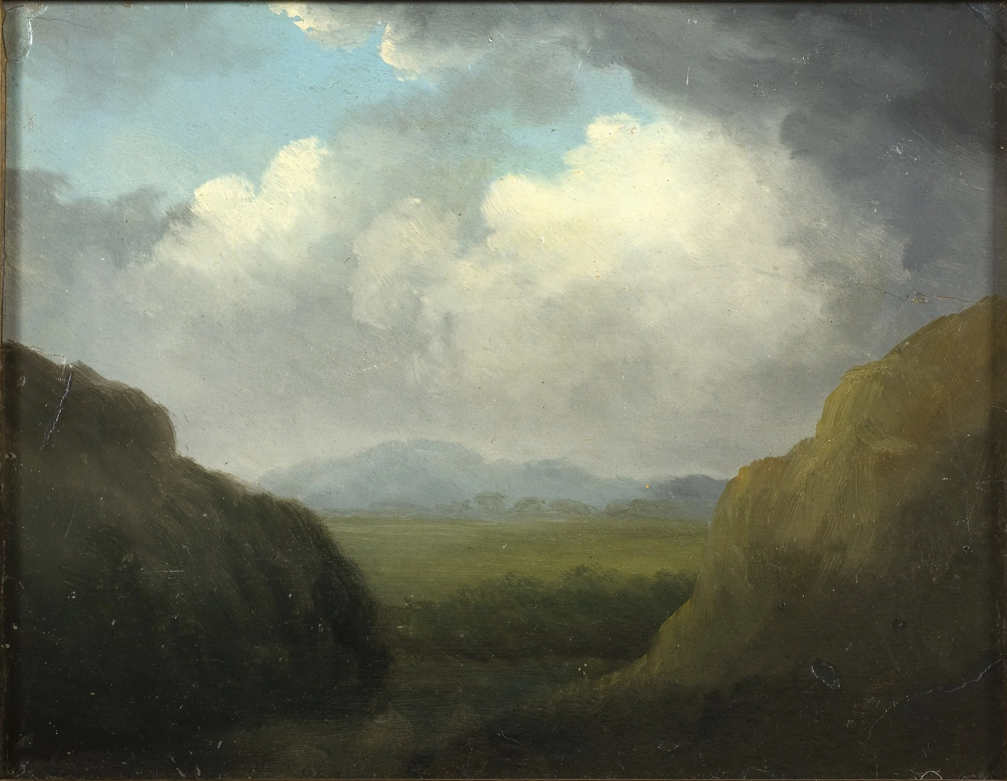 Landscape Sketch, by Unknown, unspecified, 1850