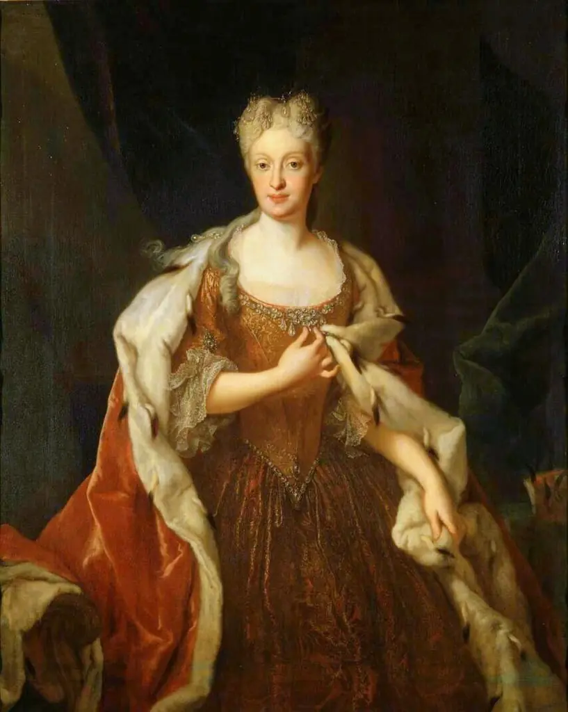 Porträt der Maria Josepha of Austria (1699-1757), Electress of Saxony and Queen of Poland