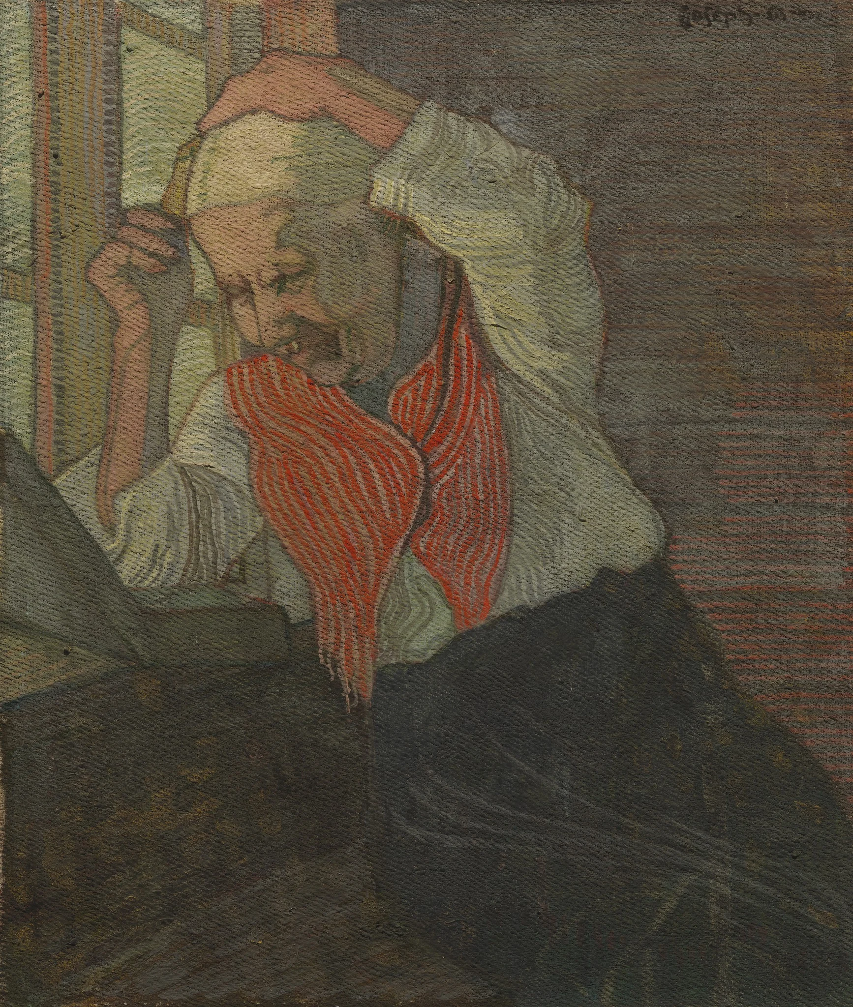 Woman Combing her Hair, by Joseph Alanen, unspecified, 1912