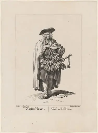 Bürstenkrämer/Vendeur de Brosses (Brush Seller)