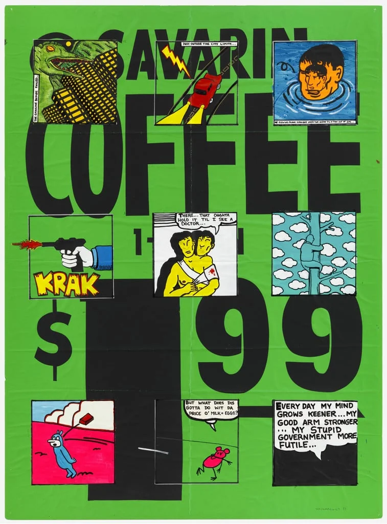 Untitled, by David Wojnarowicz, paint, 1983