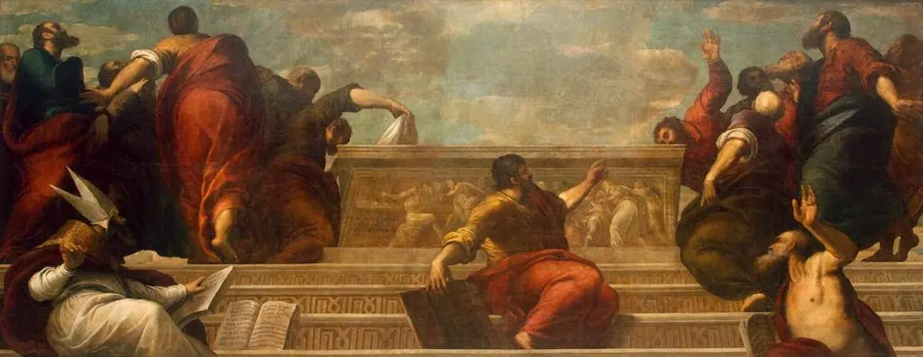 Apostles at the Virgin's Tomb