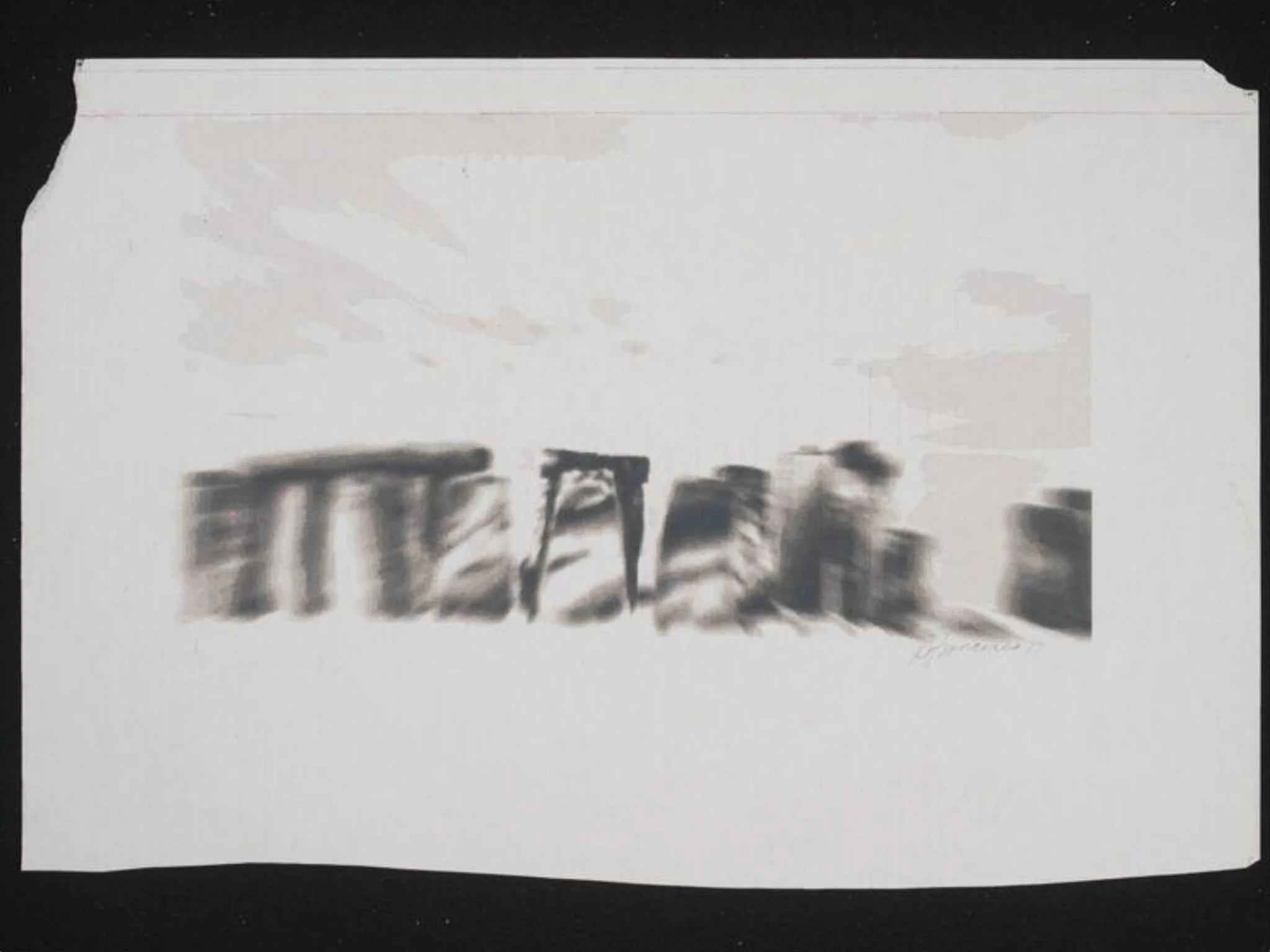 Untitled, by David DiFrancesco, 1979