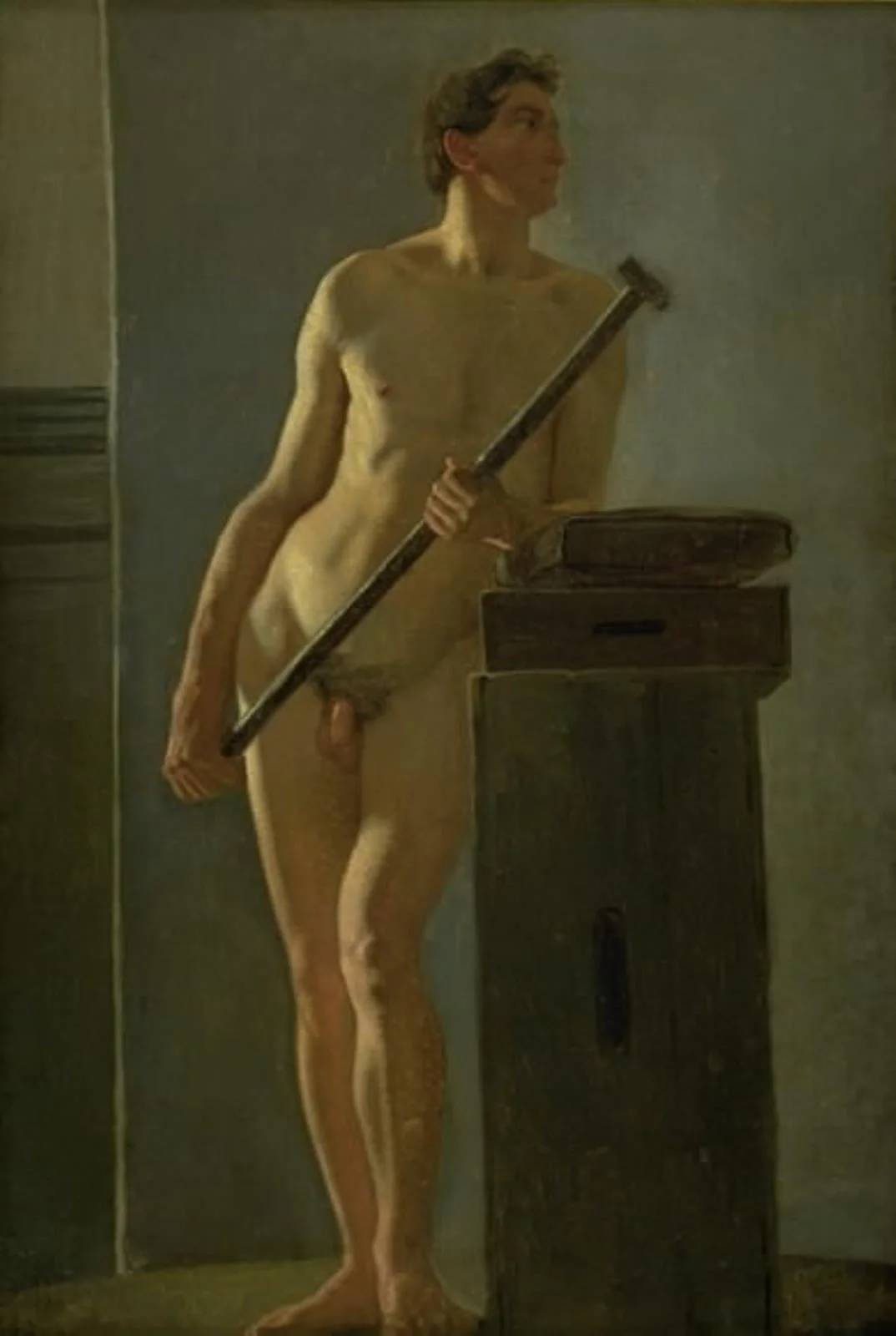 Male Model, by Unknown, 1850