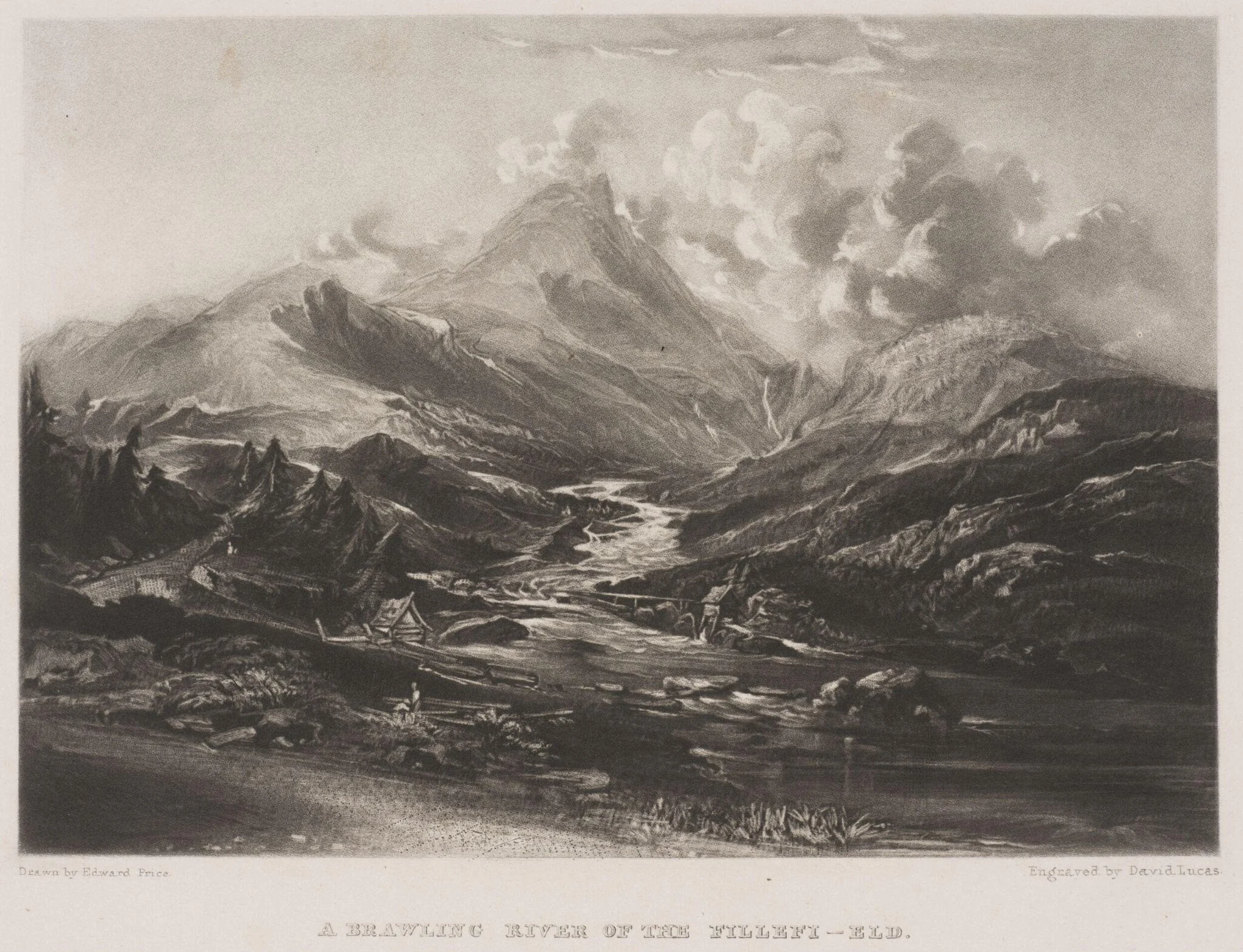 A Brawling River of the Fillefi-eld, by Edward Price, 1834