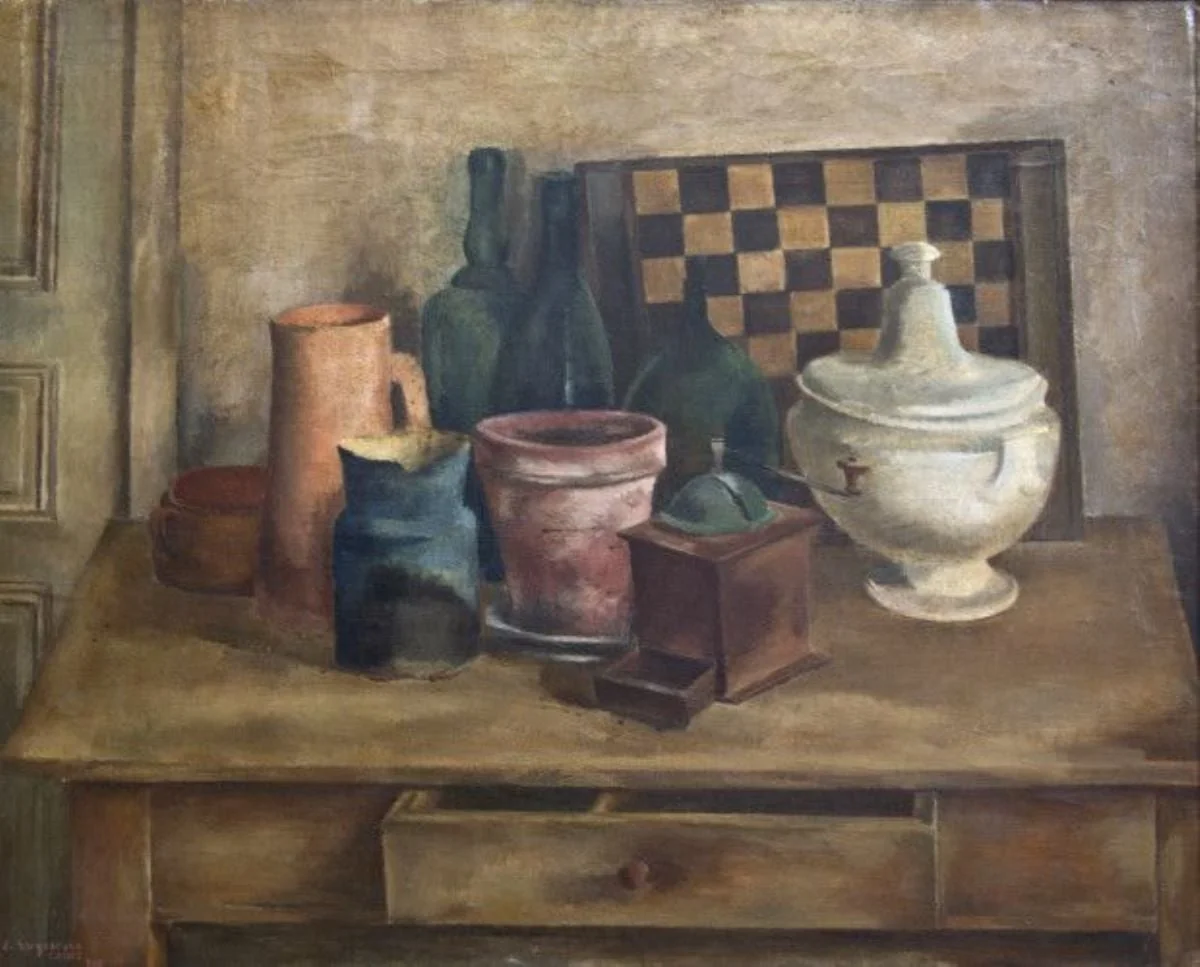Natură statică, by Lucian Grigorescu, unspecified, 1928