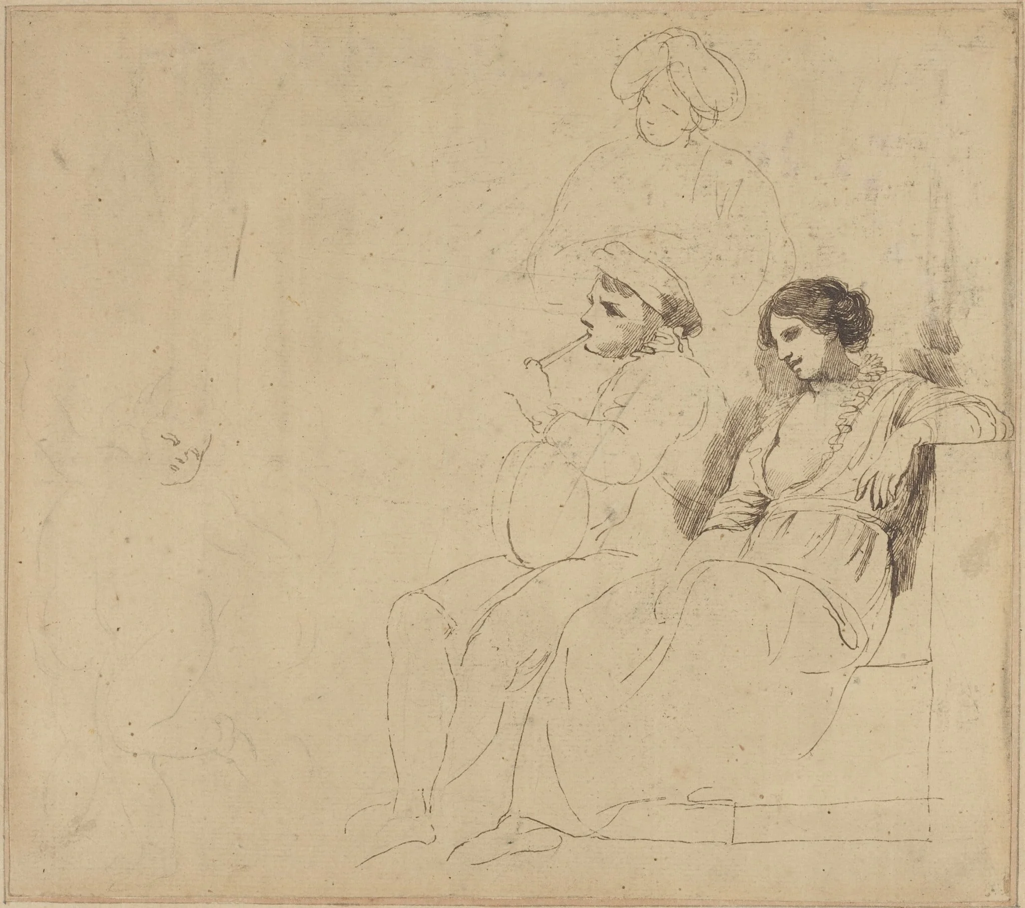 Study for "The Rustic Dancers"