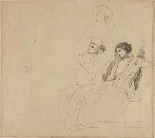 Study for "The Rustic Dancers"