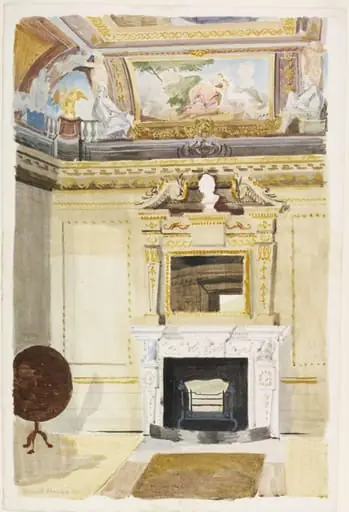 Interior of The Temple, Rievaulx Terrace, Yorkshire