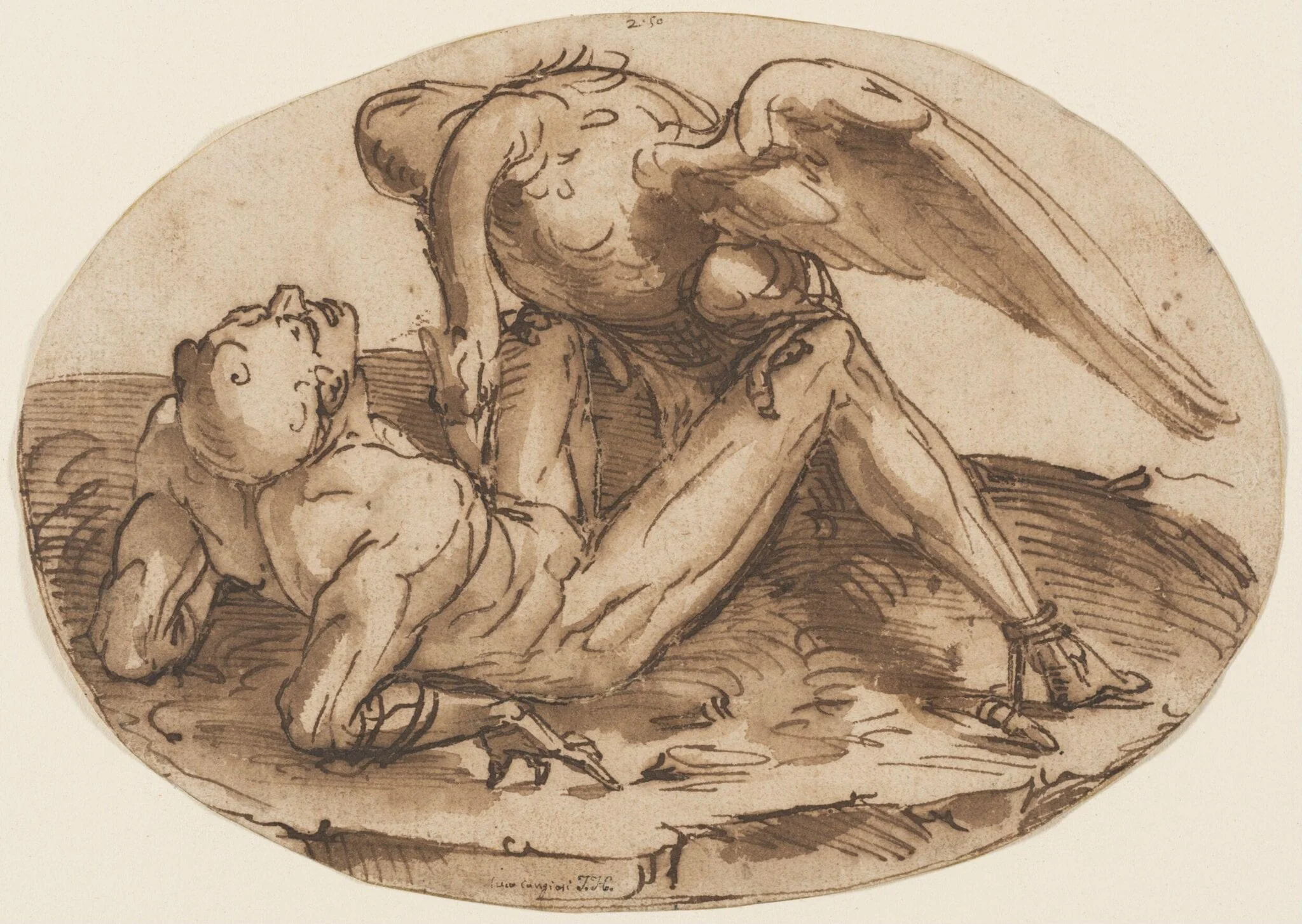 The punishment of Prometheus, by Luca Cambiaso, 1550