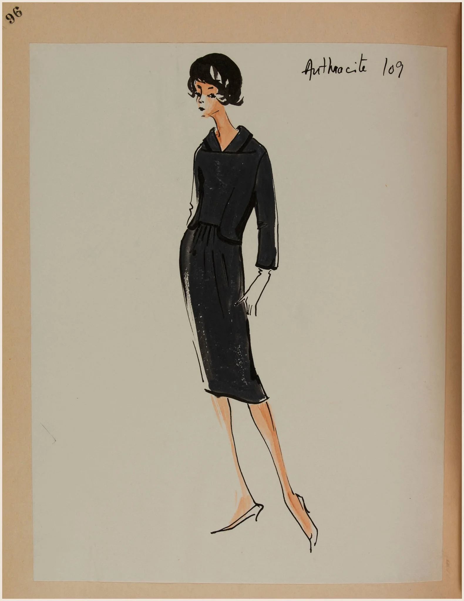 Anthracite, by Carven, 1958