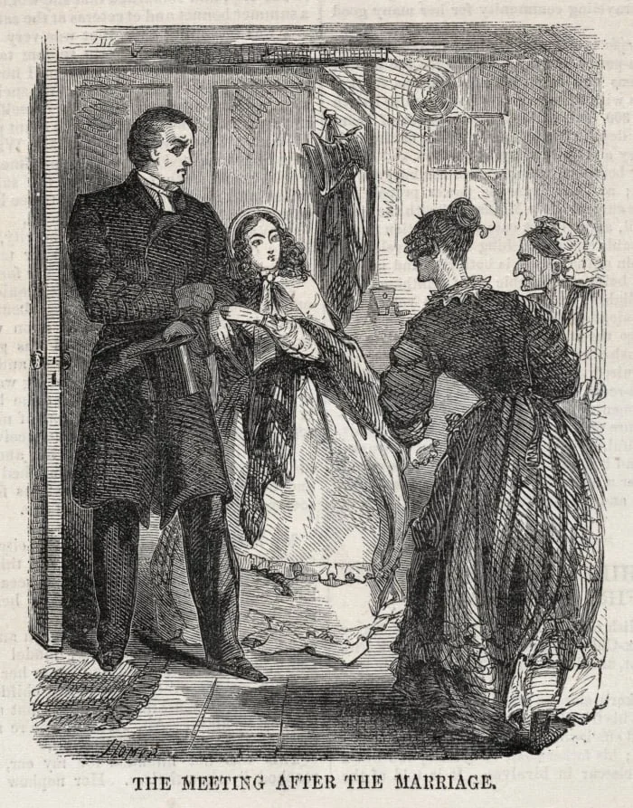 The Meeting After the Marriage, by Winslow Homer, 1860