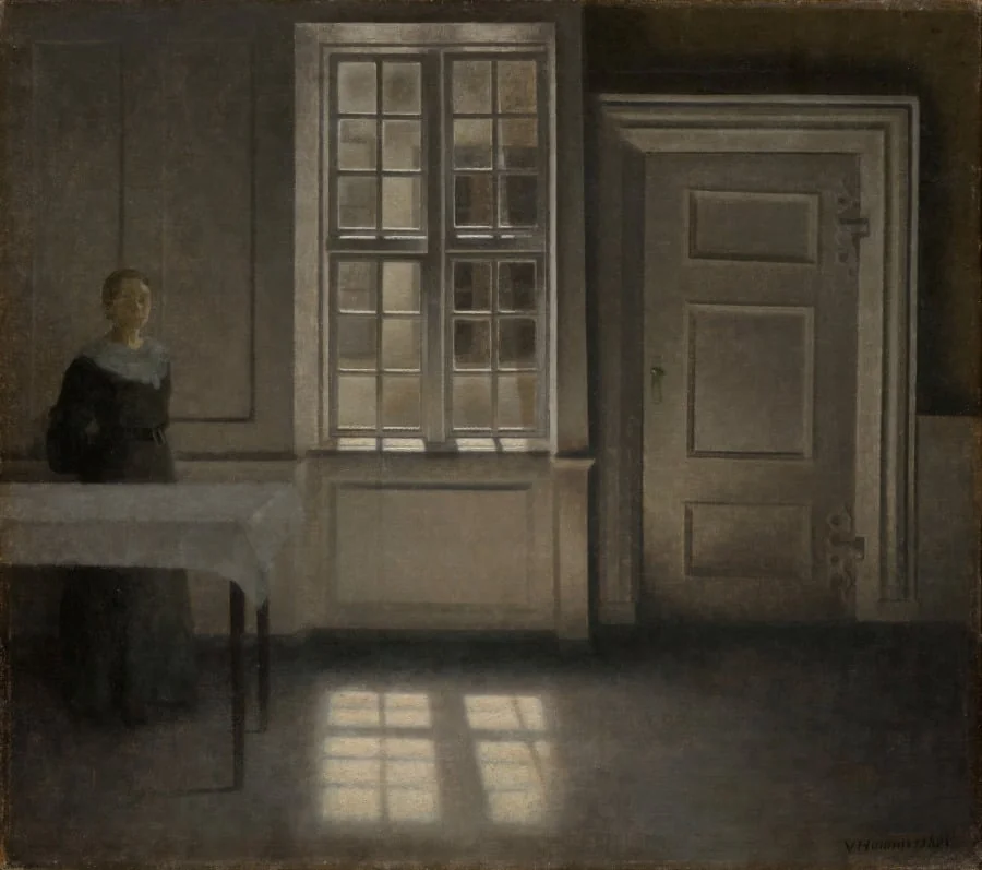 Strandgade, Sunshine, by Vilhelm Hammershøi, unspecified, 1906