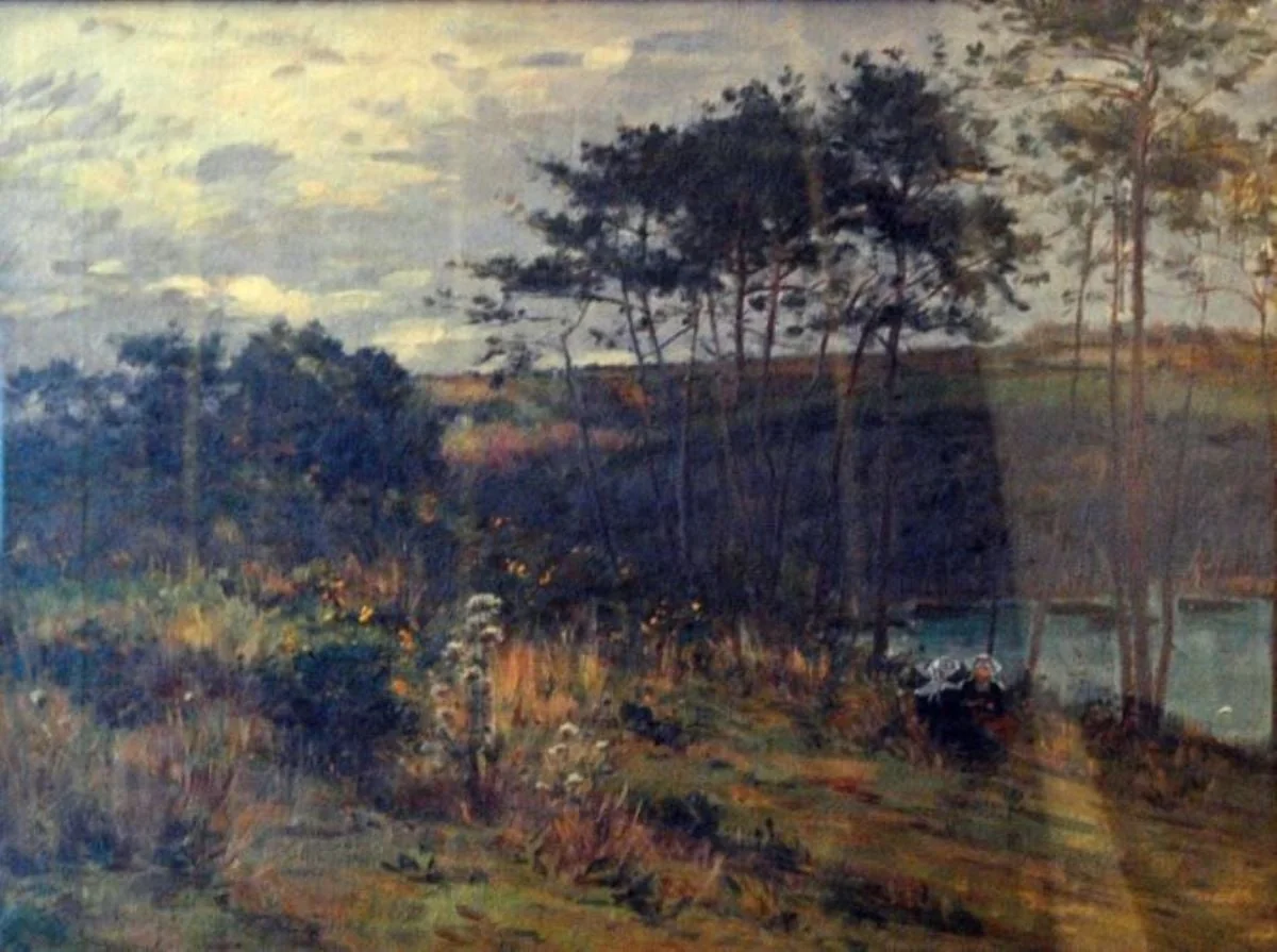 Femei pe malul apei, by Fernand-Marie-Eugène Le Gout-Gérard, unspecified, 1898
