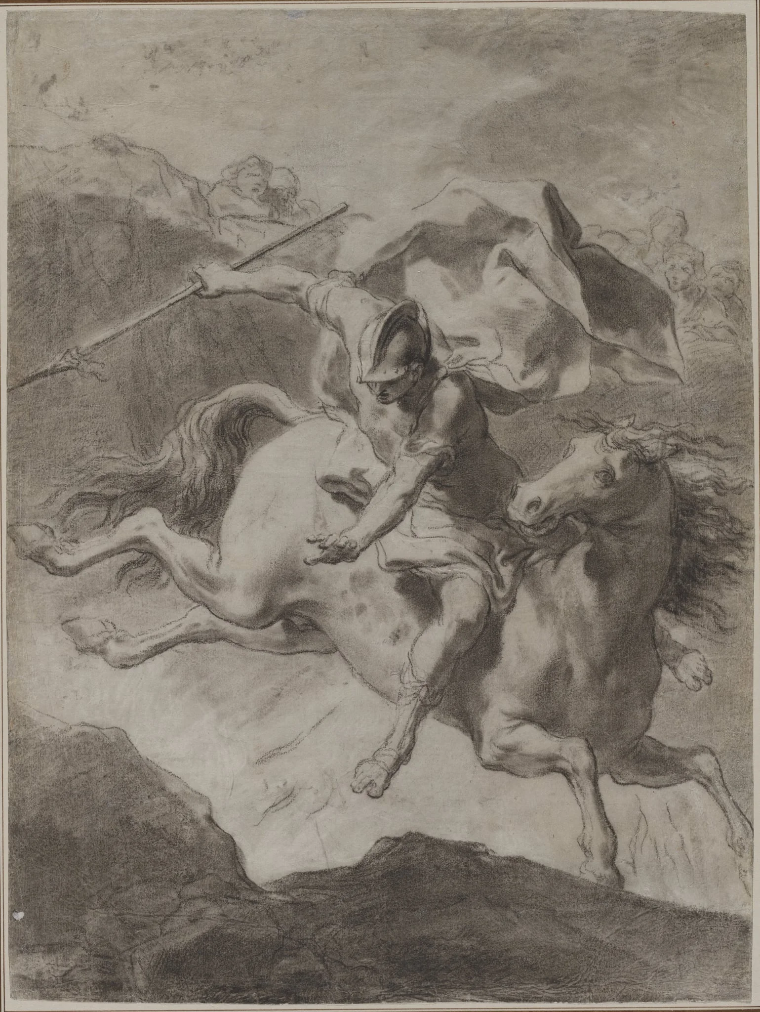 Death of Marcus Curtius, by Gaetano Gandolfi, 1799