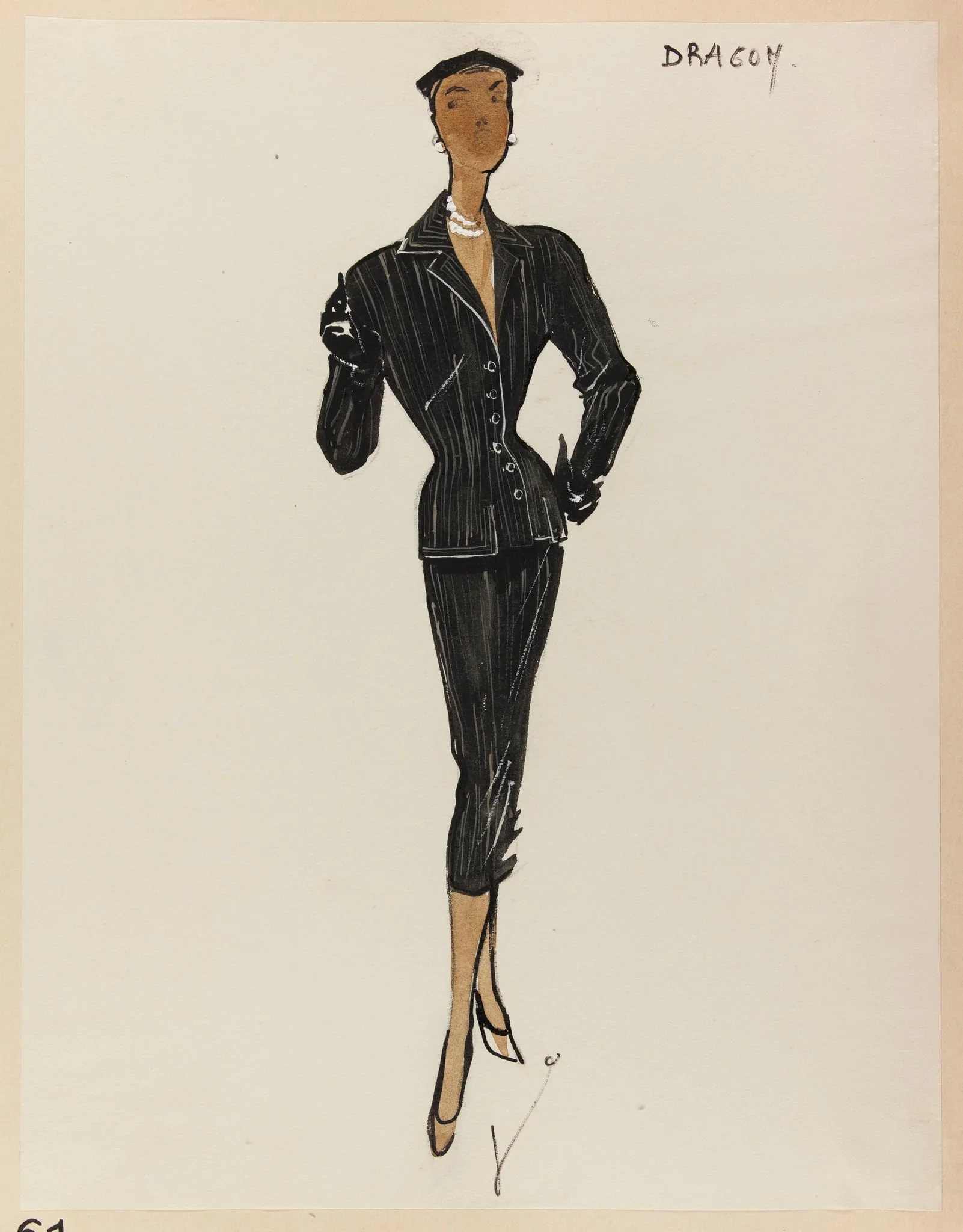 Dragon, by Carven, 1952
