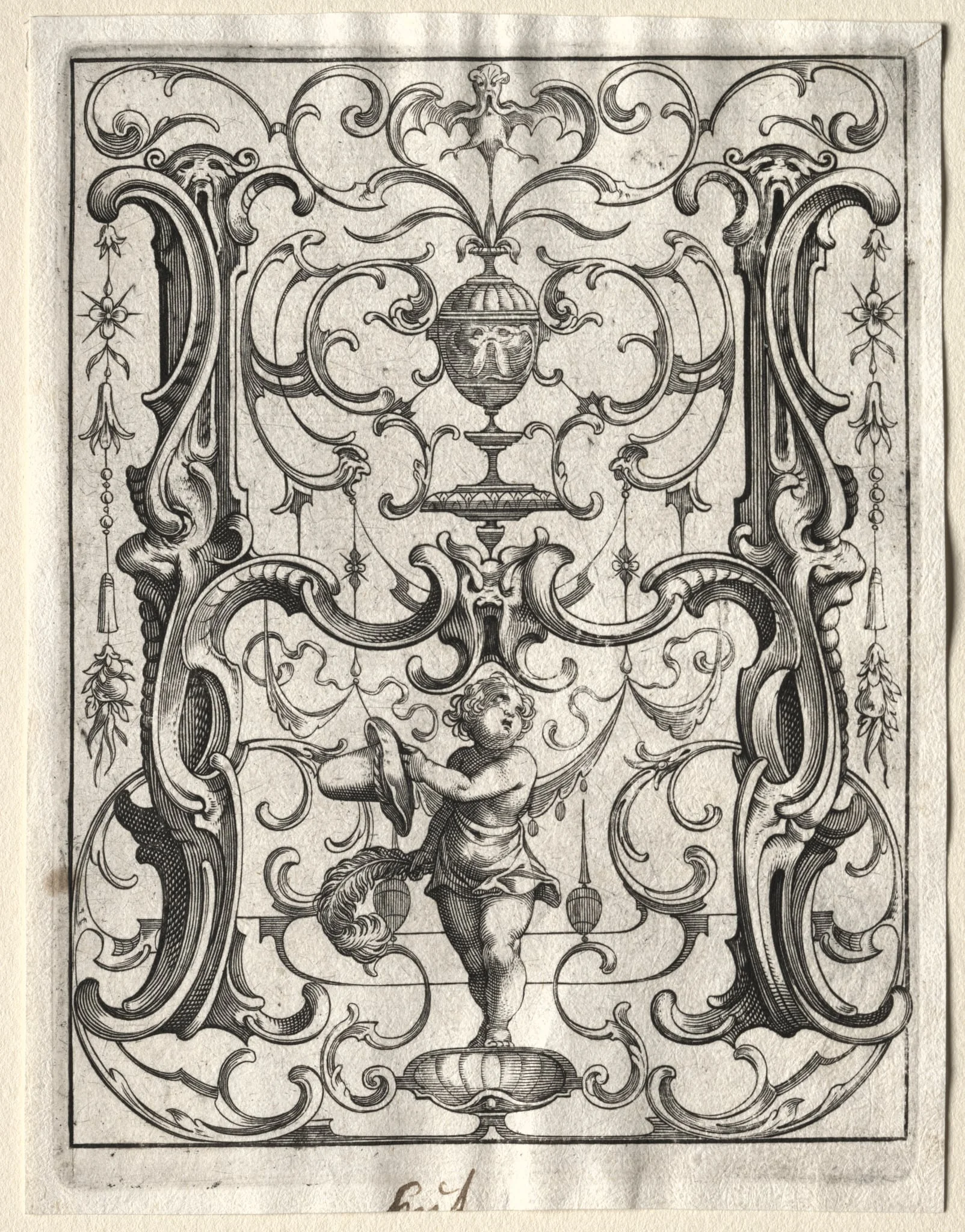 New ABC Booklet:  H, by Lucas Kilian, 1627