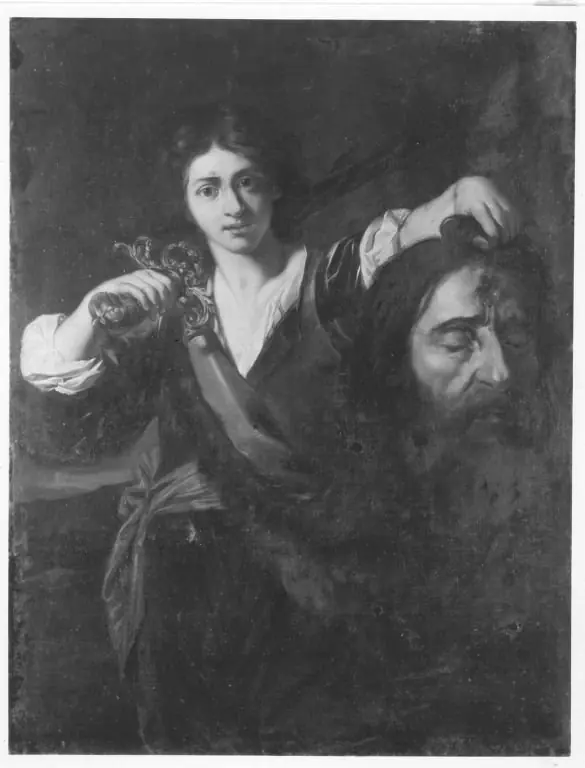 David mit dem Haupt des Goliath (?)