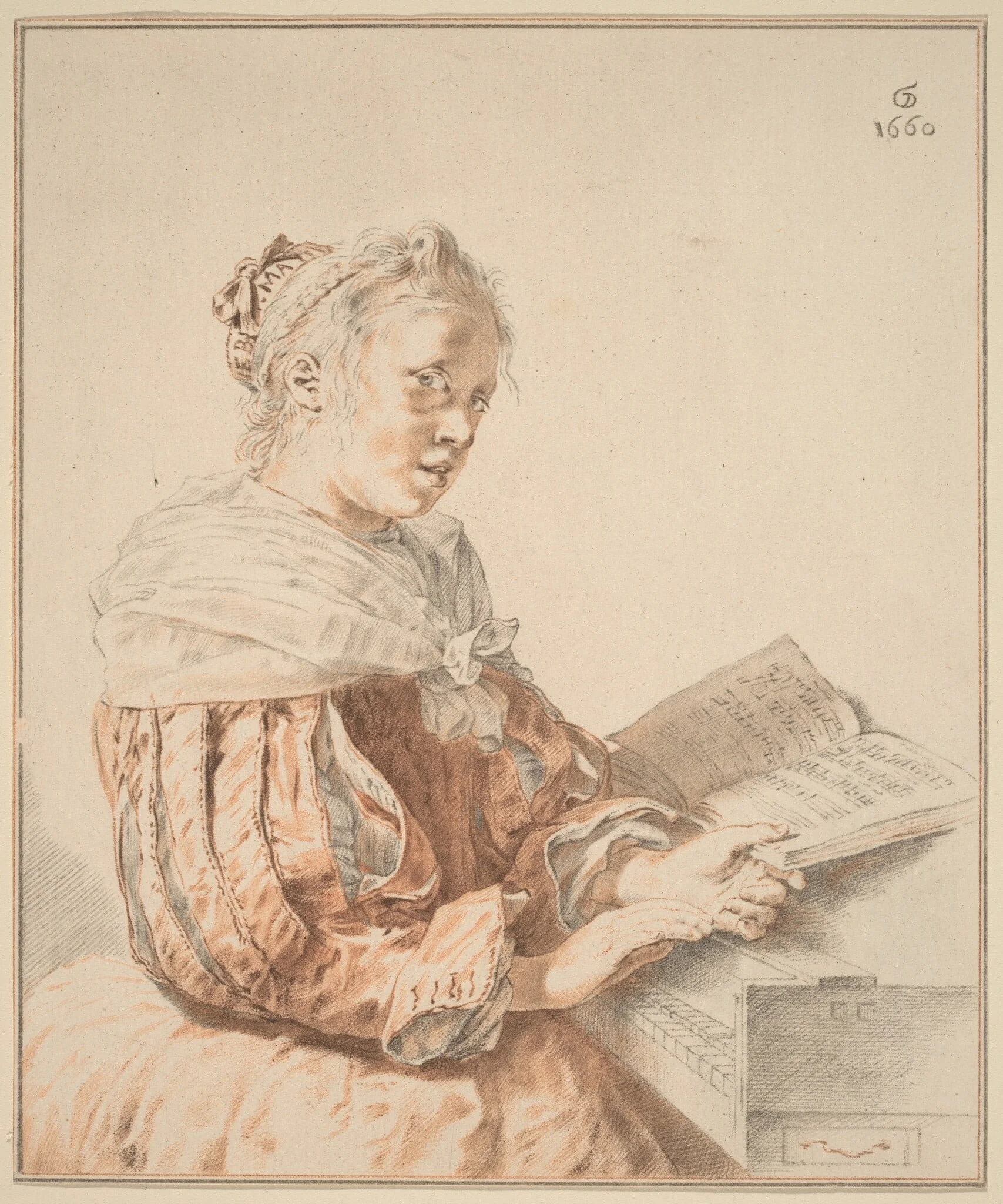 Young Girl at the Keyboard