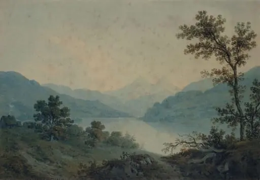 Lake or river scene in the Scottish Highlands