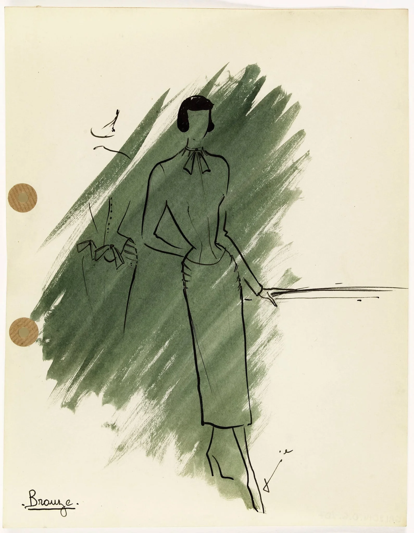'Brouze', by Marie-Louise Carven, 1949