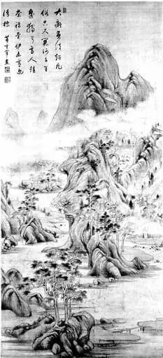 清 山水圖  軸|Landscape