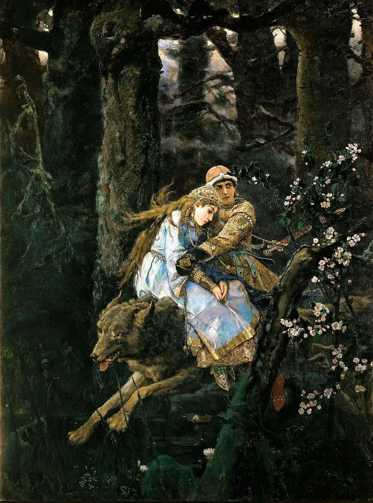 Ivan Tsarevich on the Grey Wolf