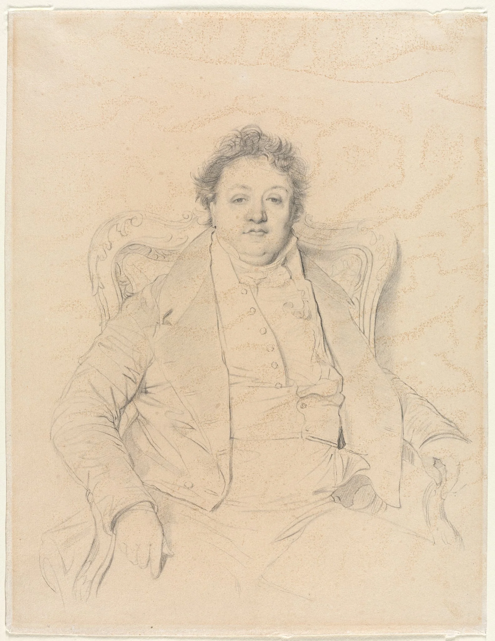 Charles Thévenin, after Ingres, by Jean Auguste Dominique Ingres, 1804