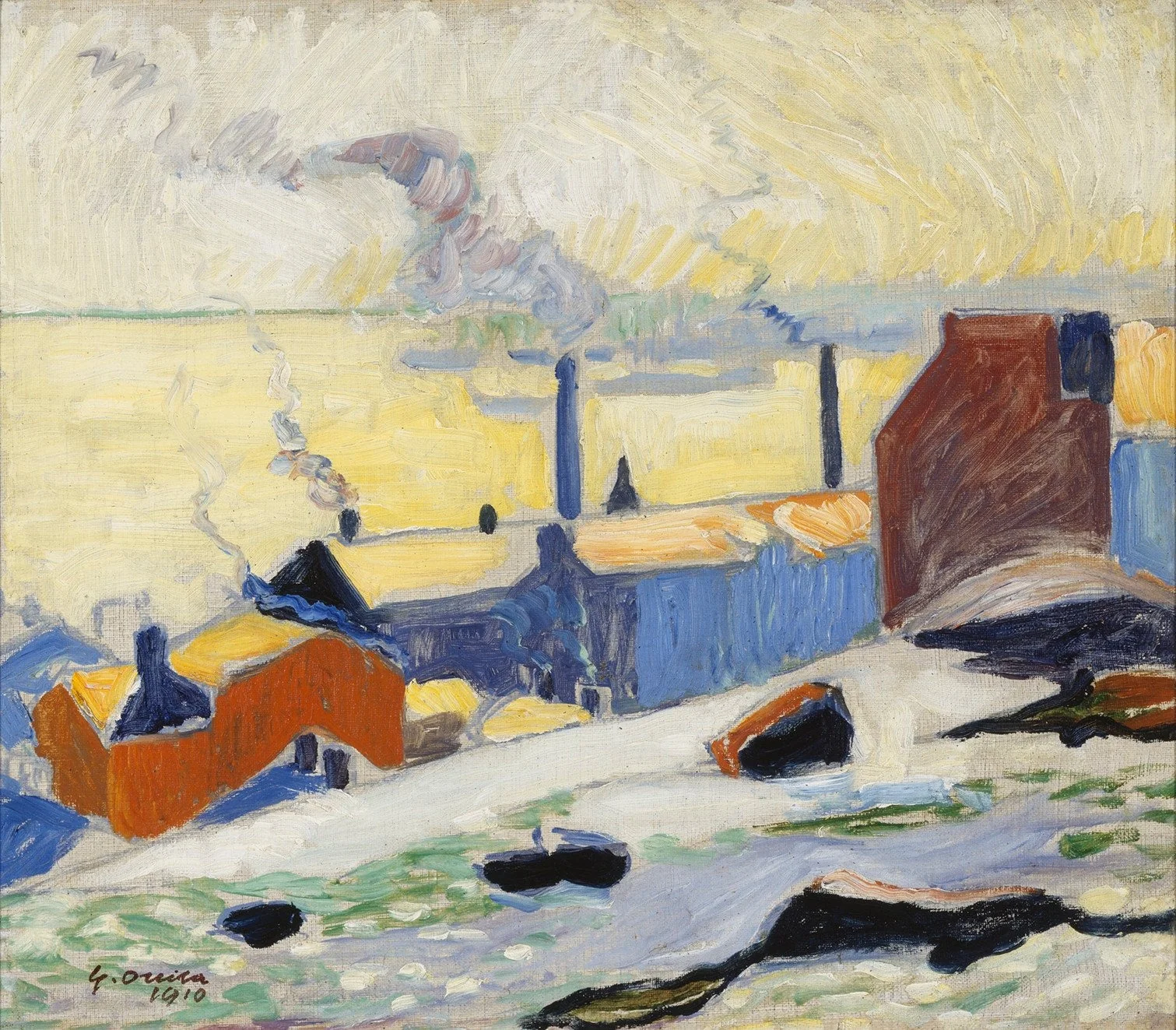 Clear Day, by Yrjö Ollila, oil, 1910