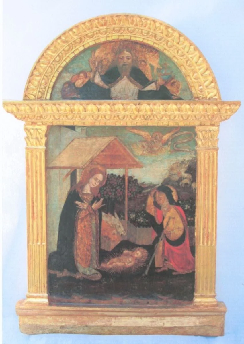 Adorația Pruncului, by Unknown, unspecified, 1450