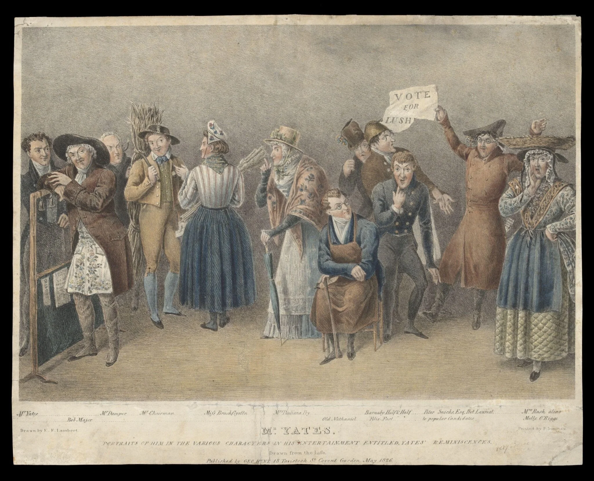 H Beard Print Collection, by George Hunt, 1826