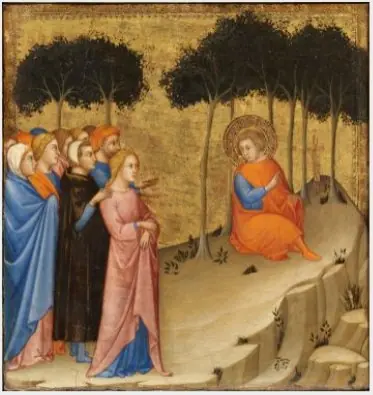 Saint Galgano Inviting the People to Adore the Cross