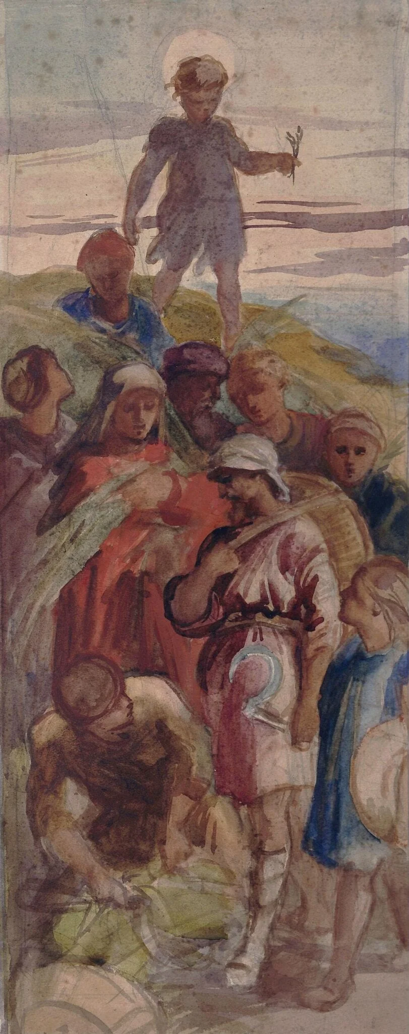 The Feast of Tabernacles, by Marchioness of Waterford Louisa Anne, watercolor, 1850