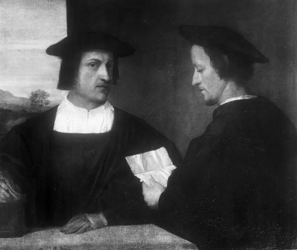Portrait of two men