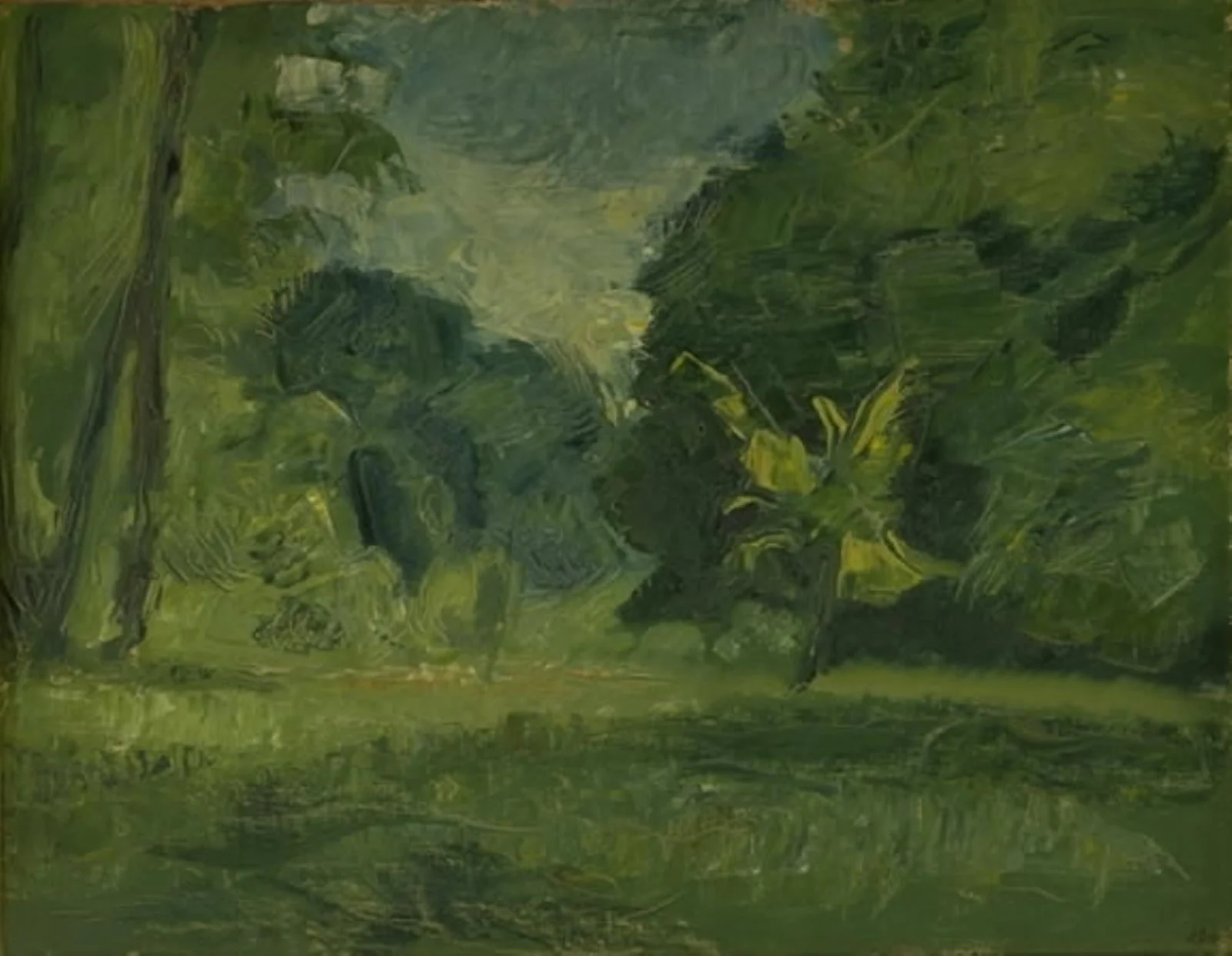 In the Glade, by Unknown, 1915